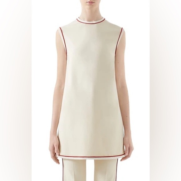 Gucci piped stretch cady tunic top - Picture 3 of 4